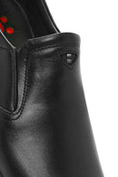 Derimod Fly Men's Black Leather Casual Loafer | Derimod