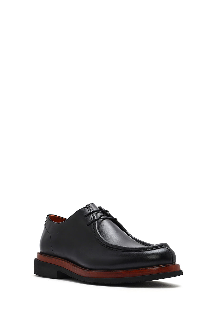 Men's Black Leather Casual Shoes