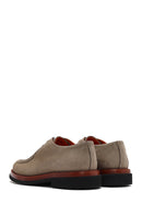 Men's Mink Lace-Up Nubuck Leather Casual Shoes | Derimod