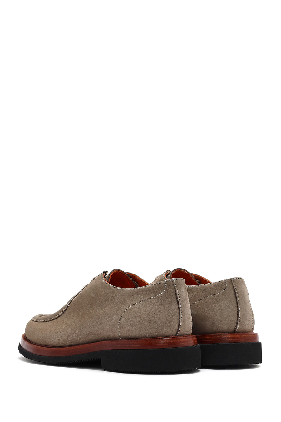 Men's Mink Lace-Up Nubuck Leather Casual Shoes