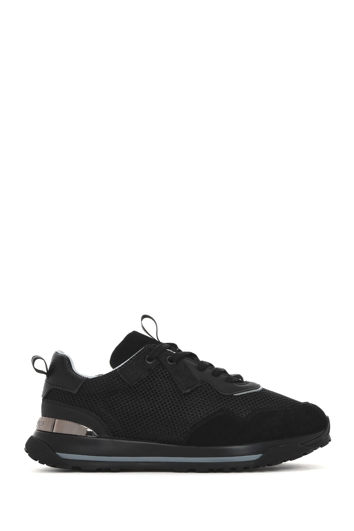Men's Black Lace-up Leather Sneaker 25SFD756114 | Derimod