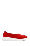 Kadın Kırmızı Süet Espadril | Derimod