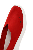 Kadın Kırmızı Süet Espadril | Derimod
