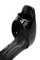 Women's Black Ankle Buckle High Thin Heel Sandals | Derimod