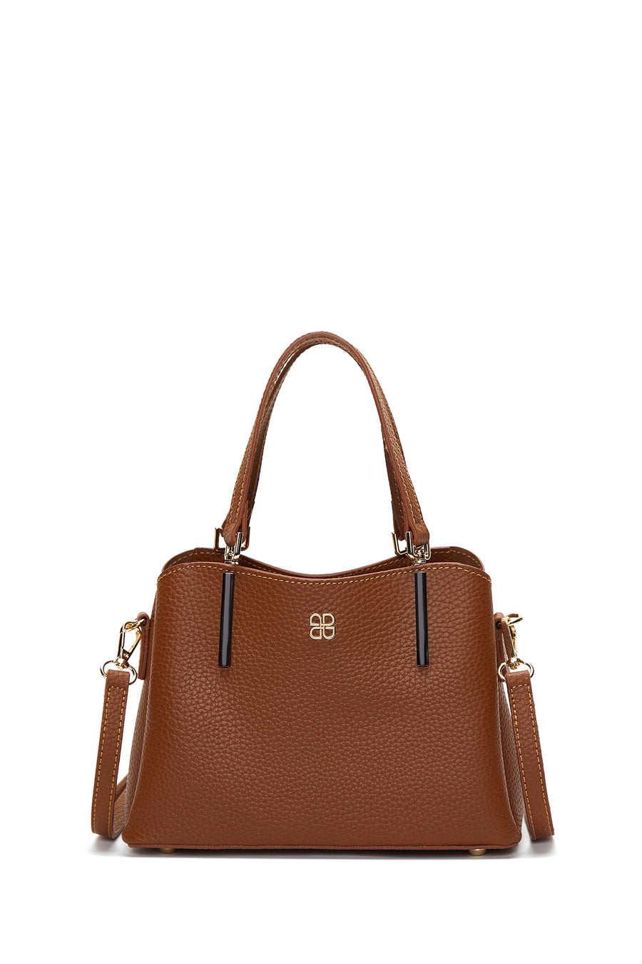 Women's Tan Long Strap Printed Mini Shoulder Bag 25WBD2006FT | Derimod