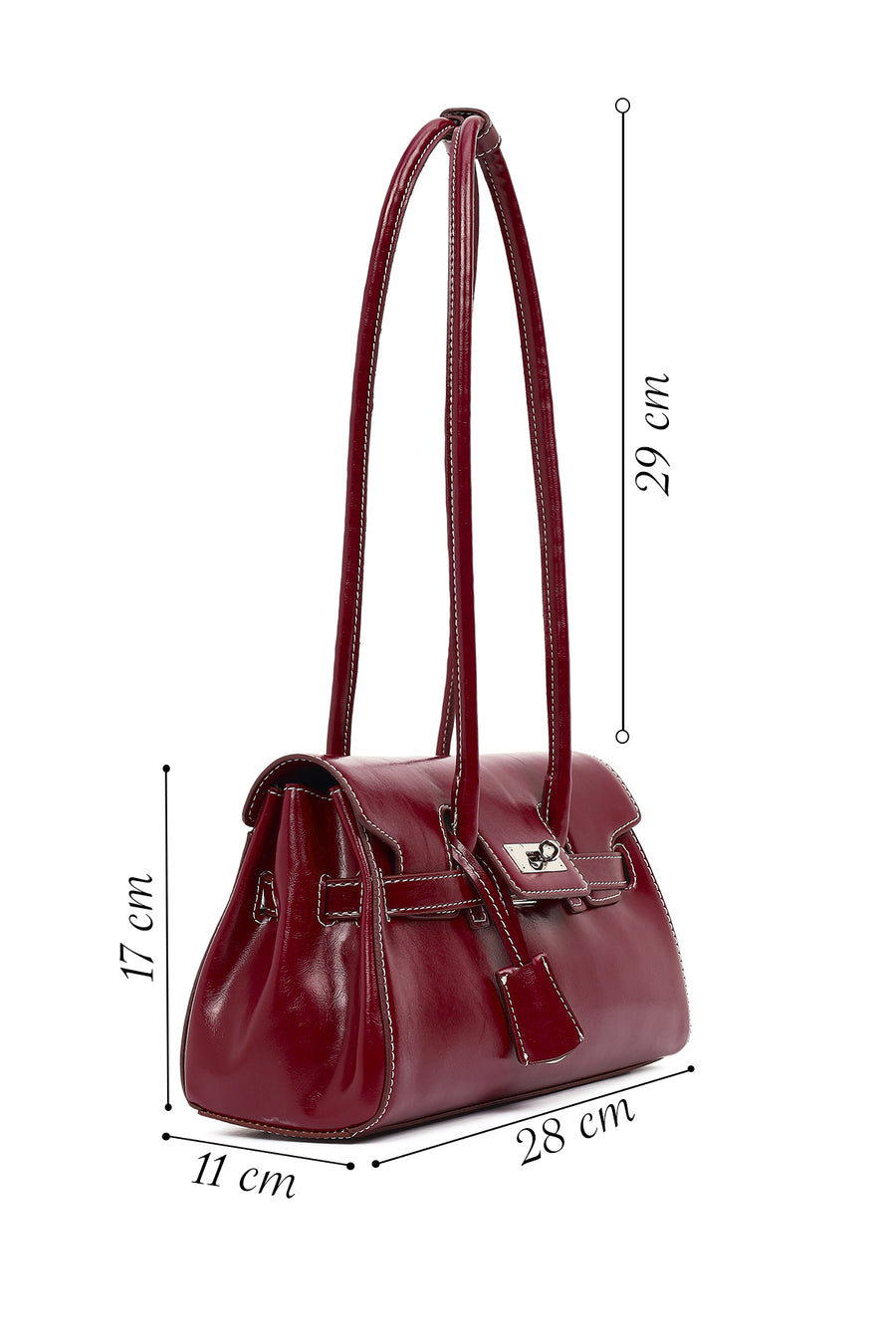 Women's Claret Red Handbag