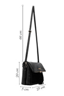 Women's Black Long Strapped Crossbody Bag | Derimod