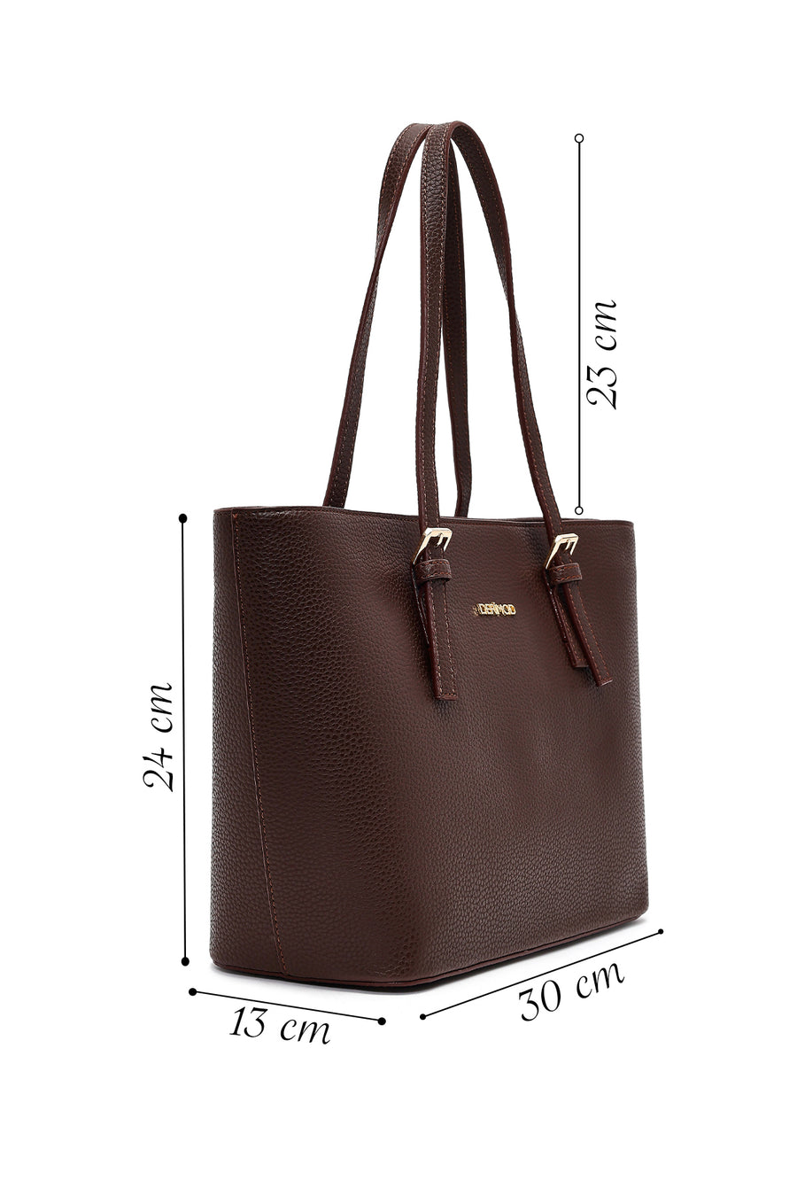 Women's Brown Classic Shoulder Bag