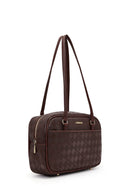 Women's Brown Printed Shoulder Bag | Derimod