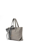 Women's Grey Long Strap Knitted Shoulder Bag | Derimod