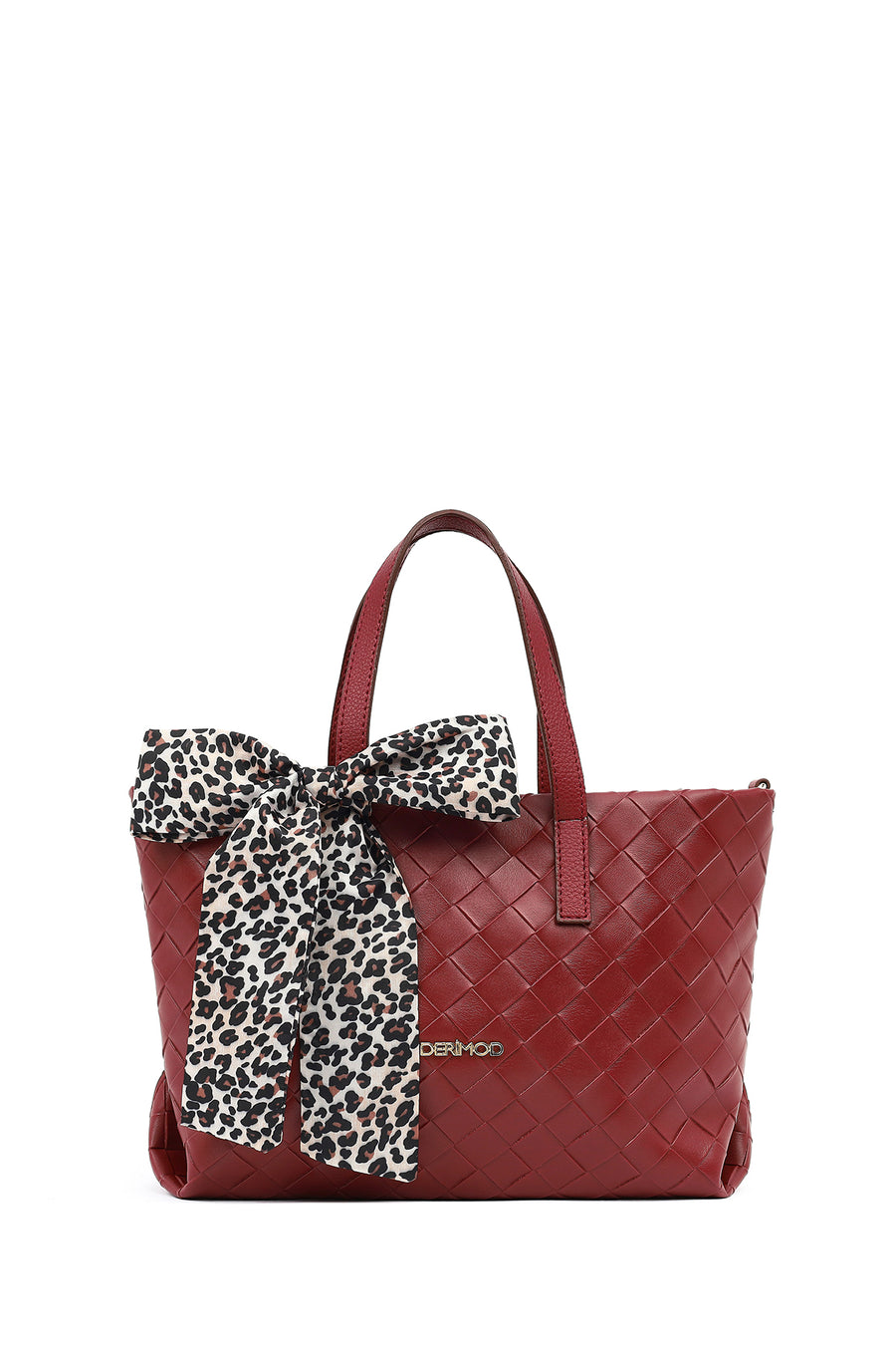 Women's Burgundy Long Strap Knitted Shoulder Bag
