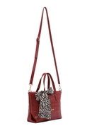 Women's Burgundy Long Strap Knitted Shoulder Bag | Derimod