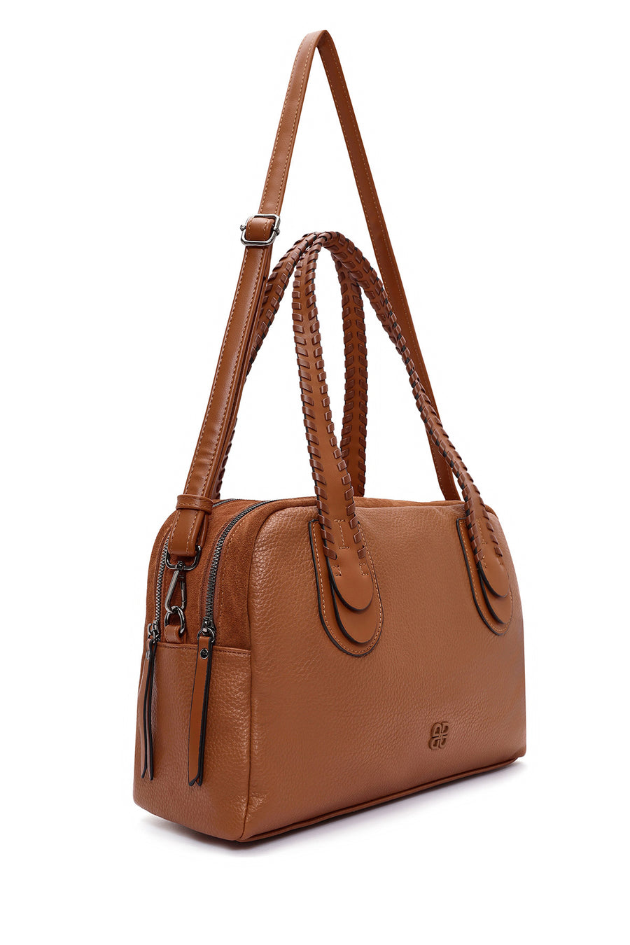 Women's Tan Long Strap Shoulder Bag
