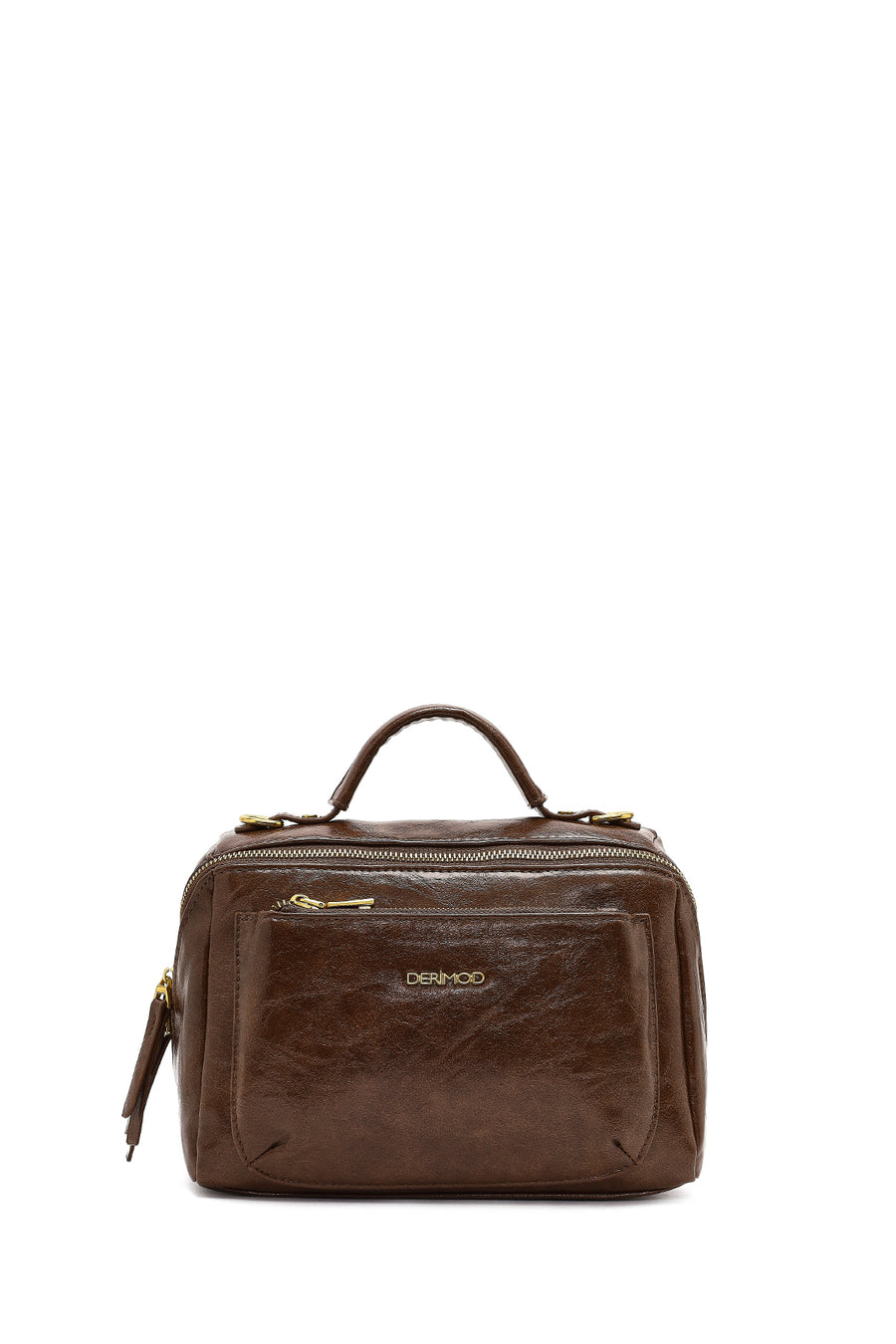 Women's Brown Long Strap Crossbody Bag