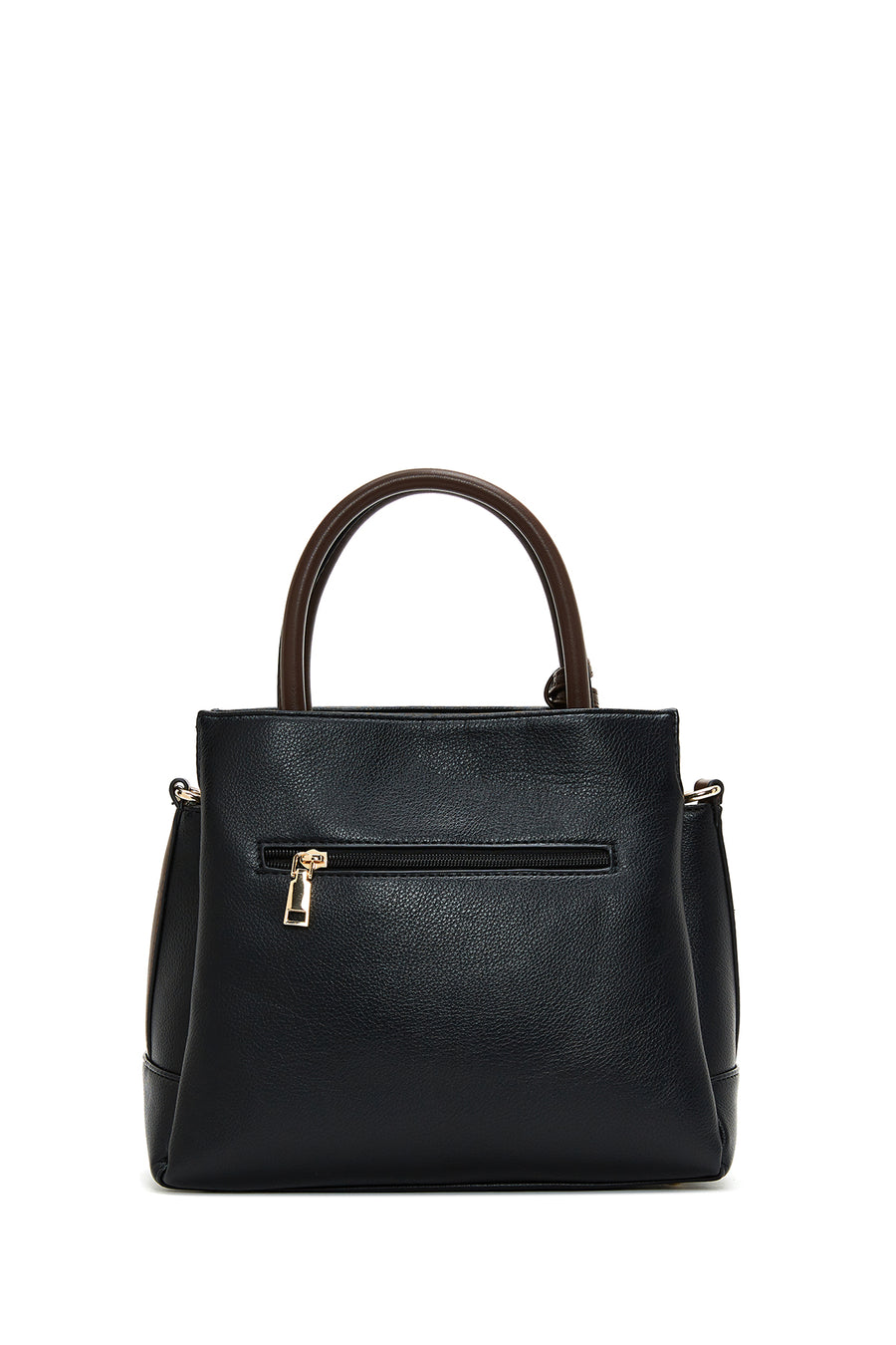 Women's Black Long Strap Accessory Detailed Handbag