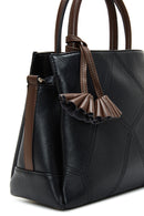 Women's Black Long Strap Accessory Detailed Handbag | Derimod