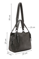 Women's Gray Long Strap Shoulder Bag | Derimod