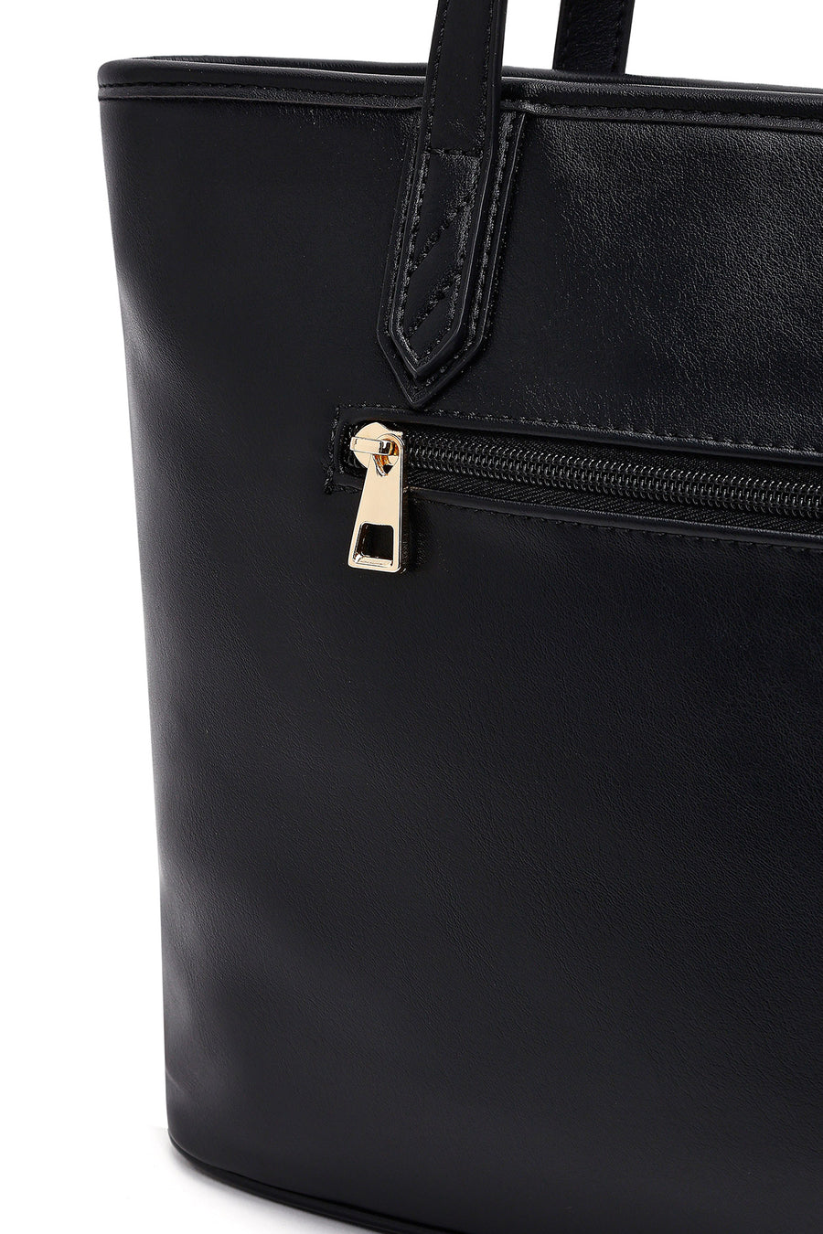 Women's Black Long Strap Accessorized Woven Shoulder Bag