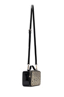 Women's Black Long Strap Patent Leather Mini Shoulder Bag | Derimod