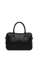 Women's Black Long Strap Knit Detailed Handbag | Derimod