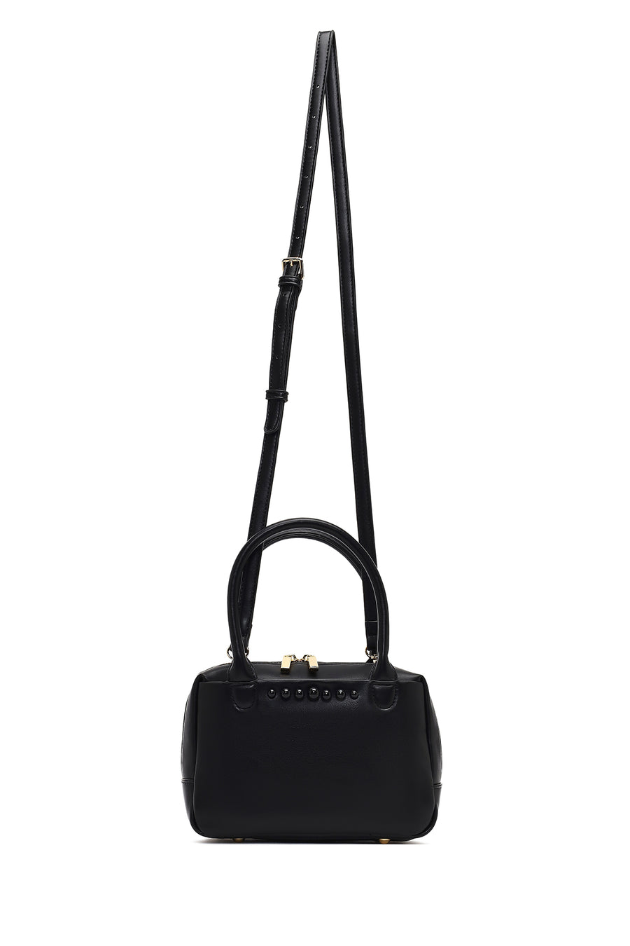 Women's Black Long Strap Shoulder Bag