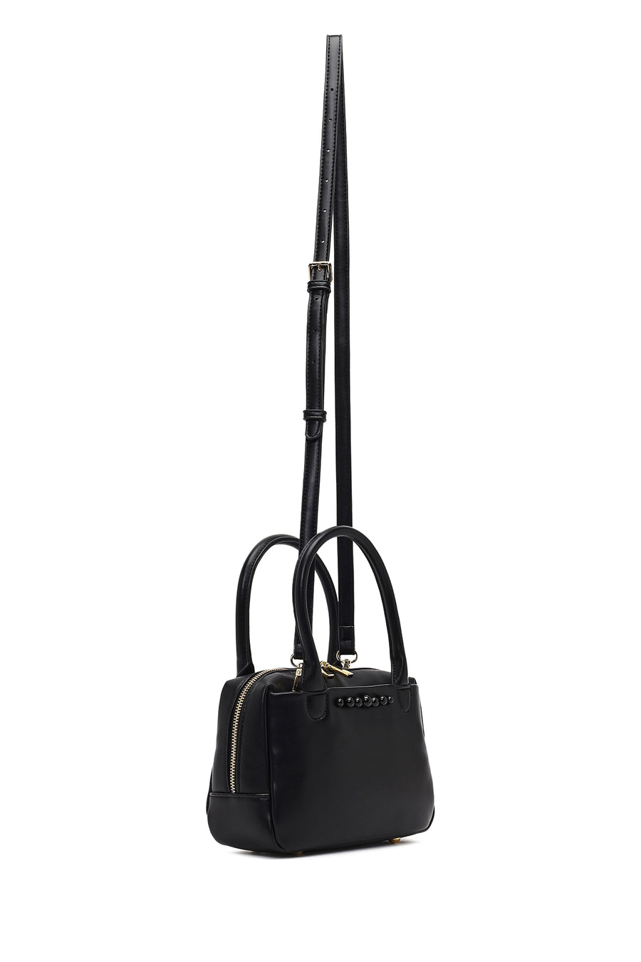Women's Black Long Strap Shoulder Bag