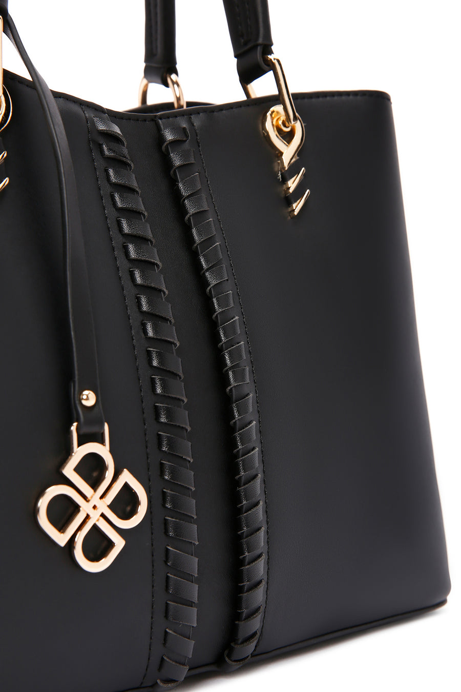 Women's Black Long Strap Classic Shoulder Bag