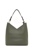 Women's Green Short and Long Strapped Shoulder Bag | Derimod
