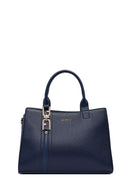 Women's Navy Blue Long Strap Classic Shoulder Bag | Derimod