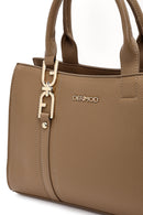 Women's Taupe Long Strap Classic Shoulder Bag | Derimod