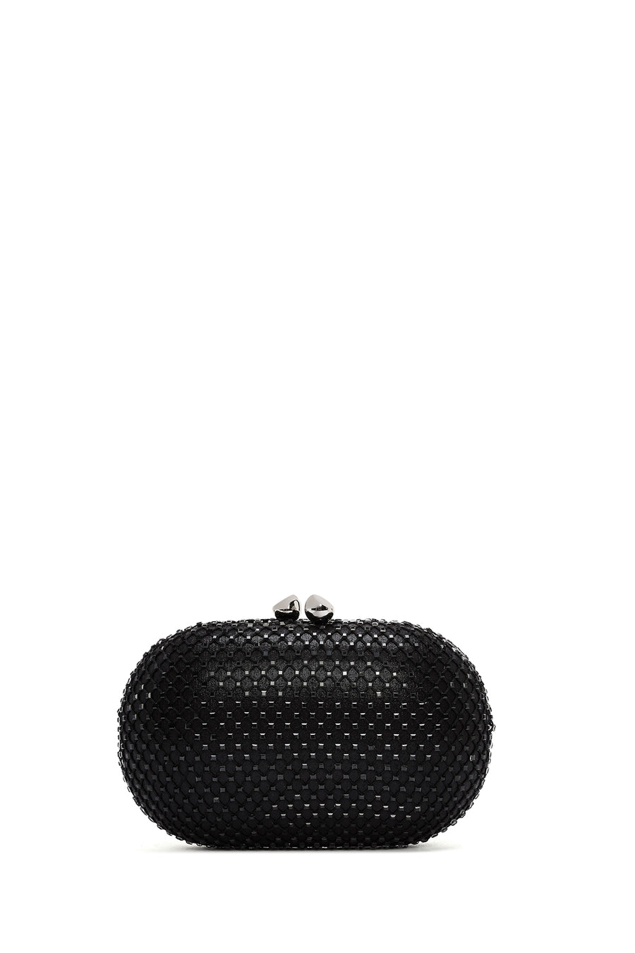 Women's Black Stone Long Strap Mini Clutch Bag 25WBD2902TS | Derimod
