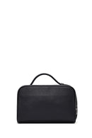 Men's Black Leather Handbag | Derimod