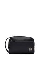 Men's Black Leather Handbag | Derimod
