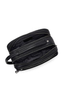 Men's Black Leather Handbag | Derimod
