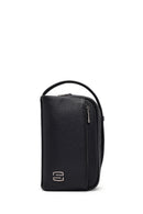 Men's Black Leather Handbag | Derimod
