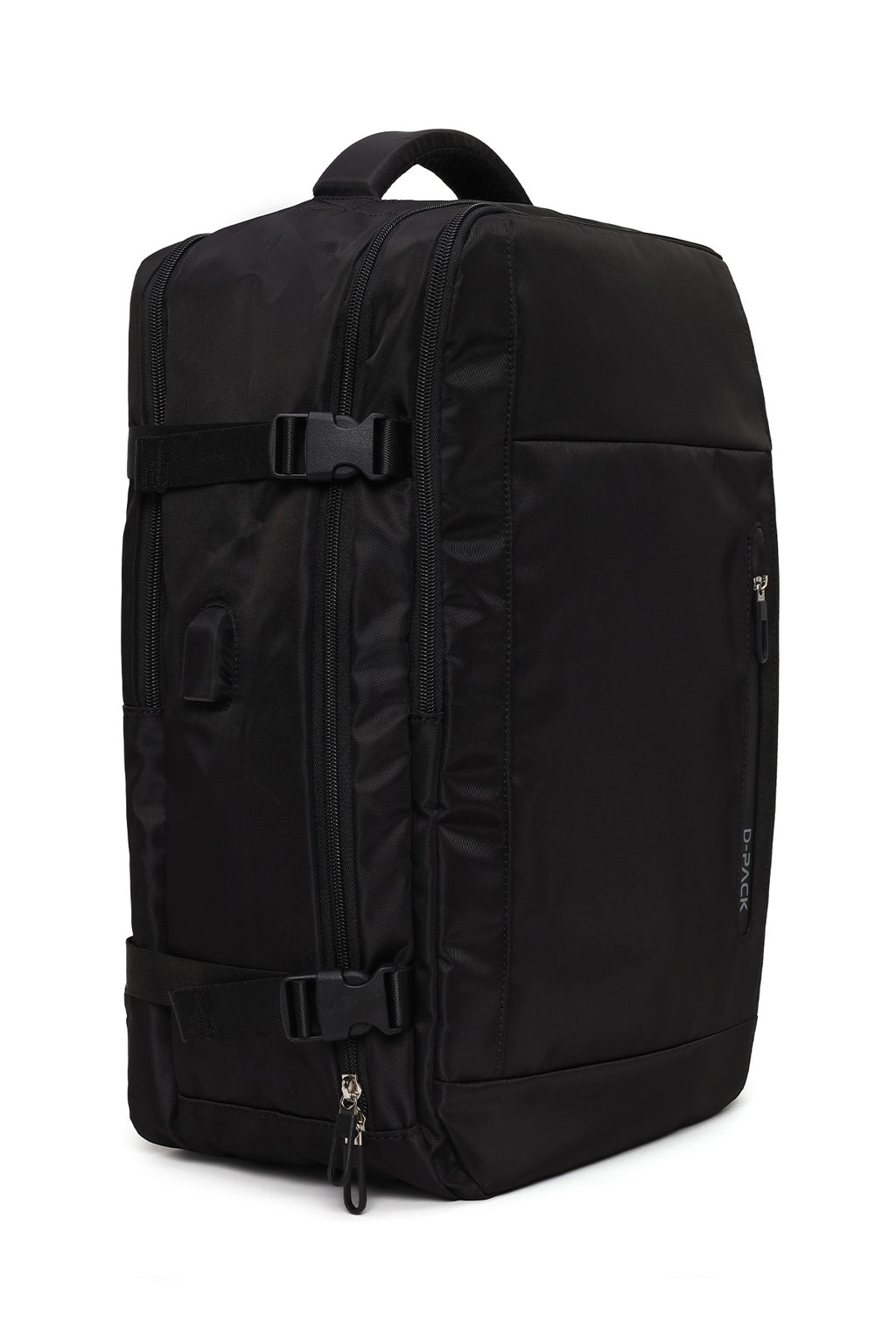 D-Pack Erkek Siyah Kumaş Sırt Çantası