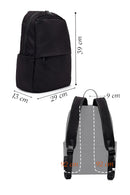 Men's Black Fabric Backpack | Derimod