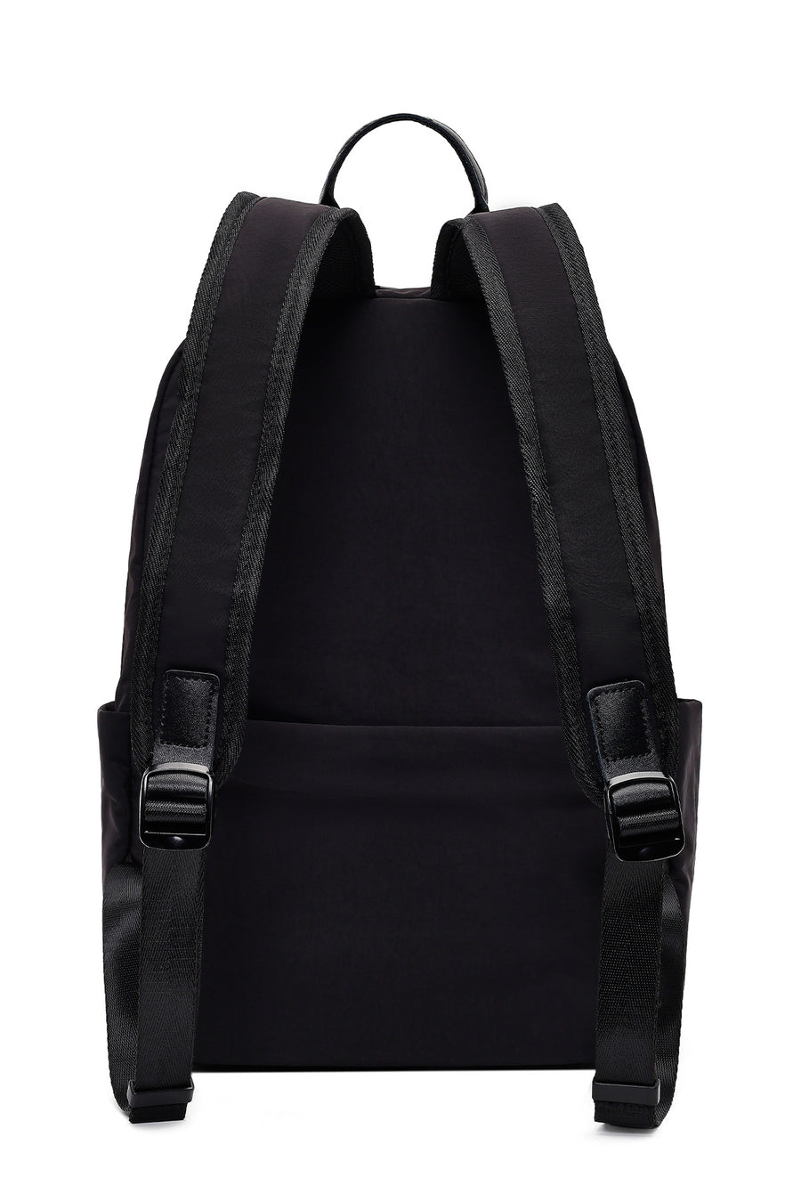 Men's Black Fabric Backpack