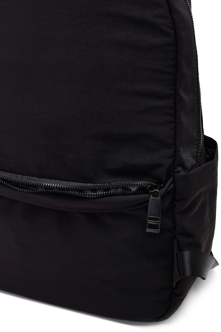 Men's Black Fabric Backpack