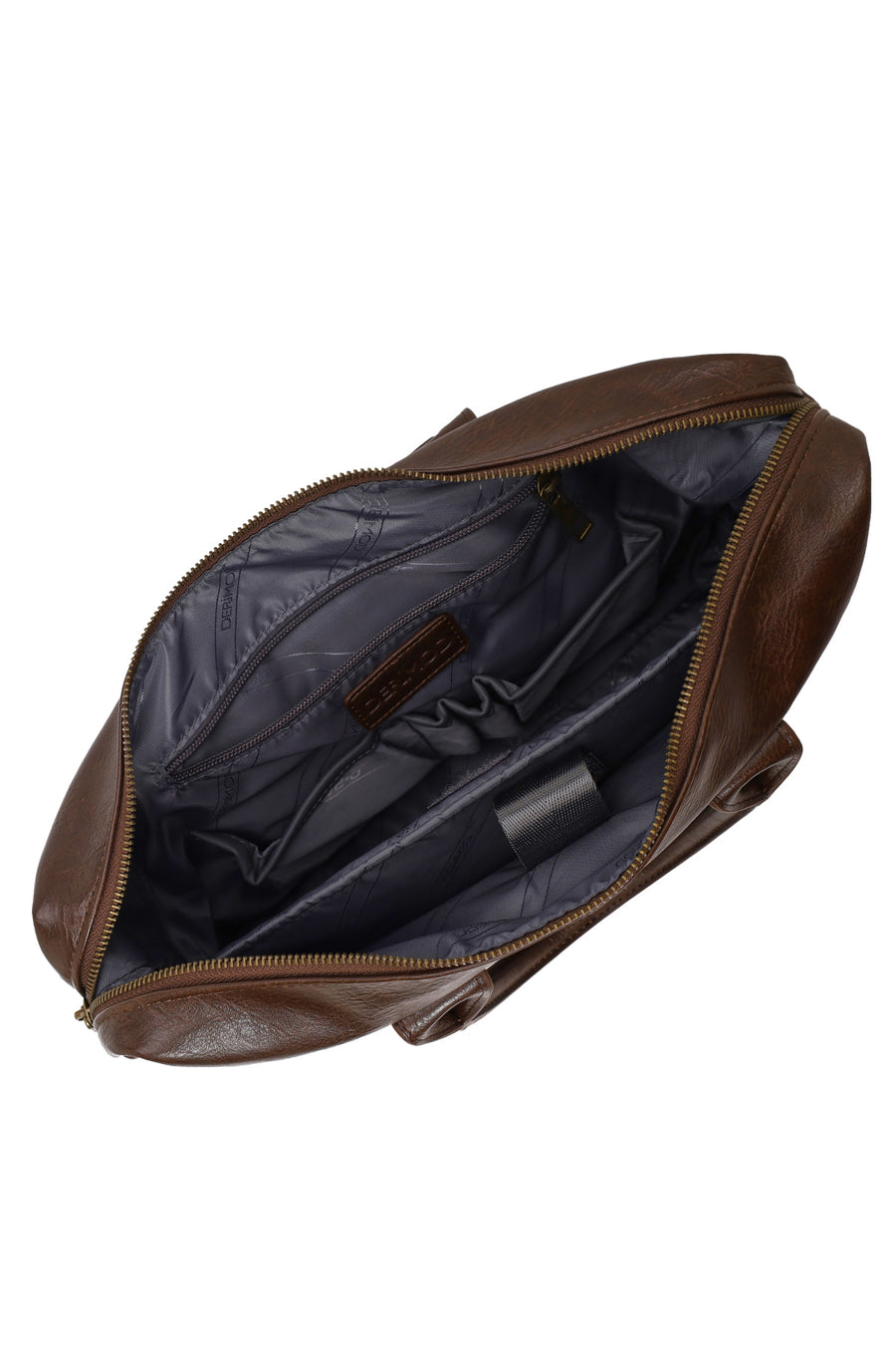 Men's Brown Long Strap Briefcase