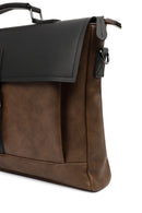 Men's Brown Long Strap Briefcase | Derimod