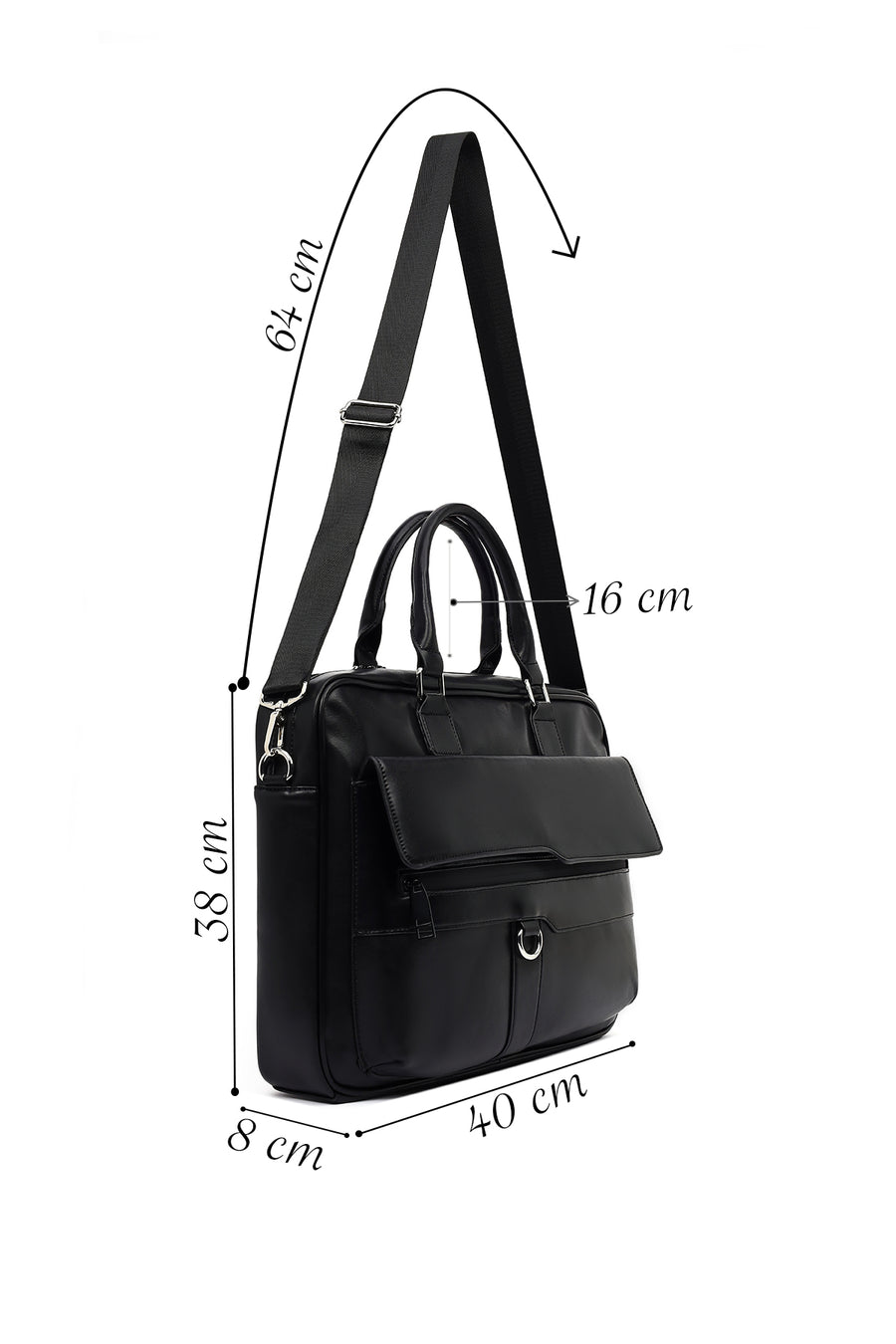 Men's Black Briefcase