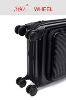 D-Pack Men's Black Cabin Size Suitcase | Derimod