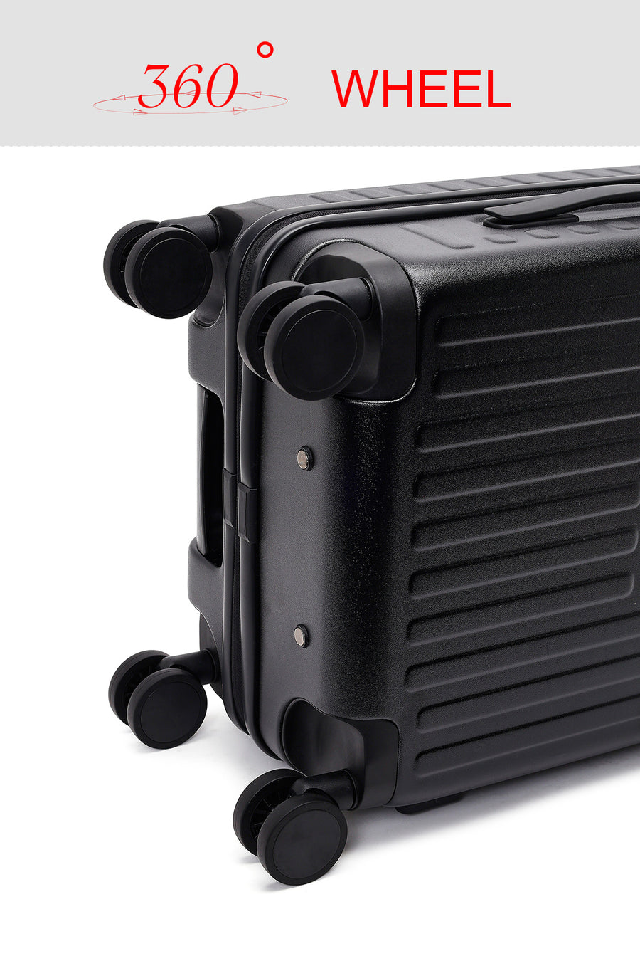 D-Pack Unisex Black Cabin Size Suitcase