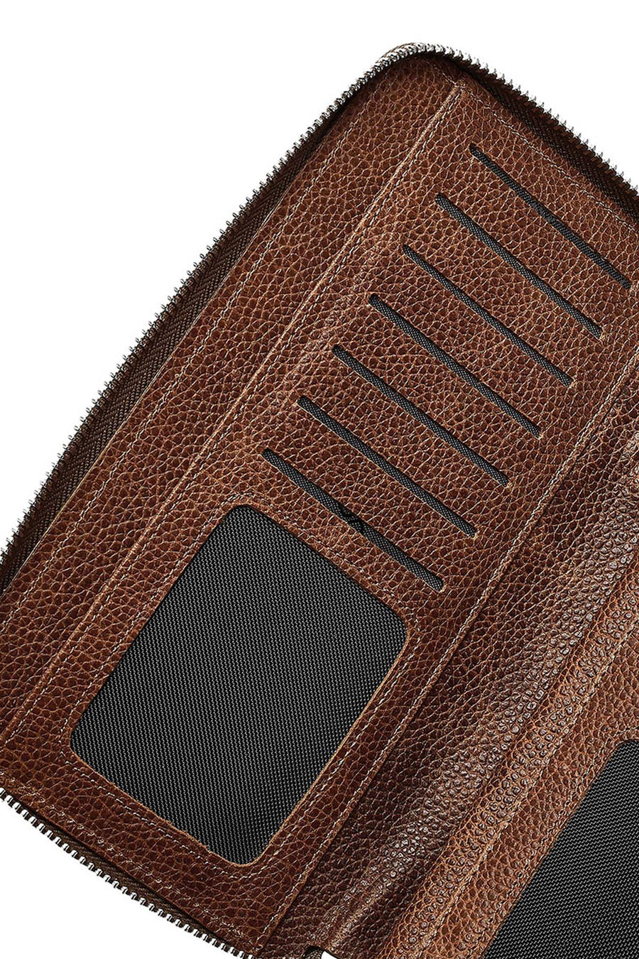 Men's Brown Mini Leather Handbag