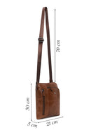 Male Brown Long-Strap Messenger Bag | Derimod