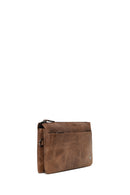 Male Brown Leather Handbag | Derimod