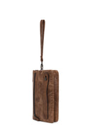 Male Brown Leather Handbag | Derimod