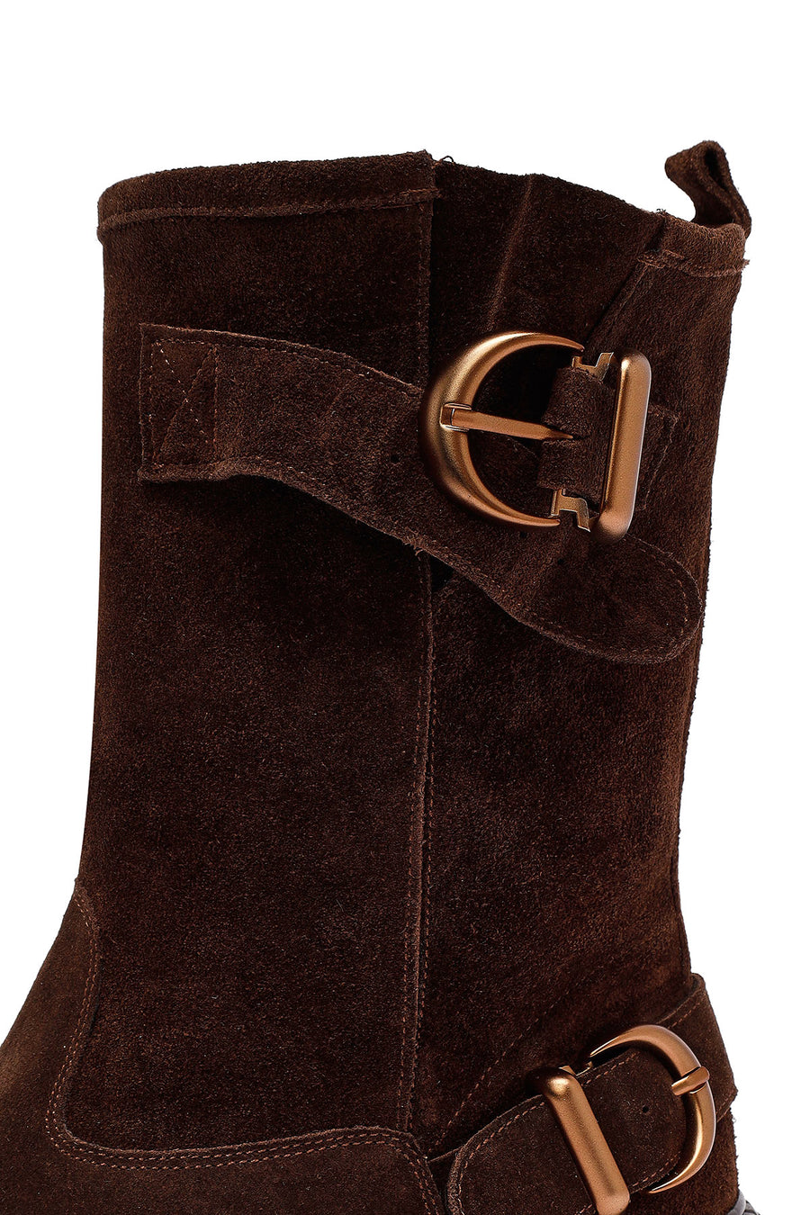 Woman Brown Suede Leather Boat