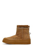 Women's Brown Thick Soled Suede Leather Teddy Boots | Derimod